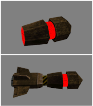 Plaque's Rocket and Grenade models for Quake 2 ReRelease