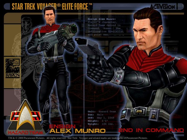 Star Trek Voyager Elite Force source models and skin refs
