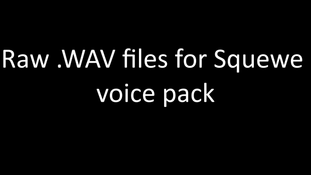 Worms Squewe voice pack raw WAV files