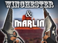 Winchester 1886 and Marlin Dark Tracker Lever Action Rifles