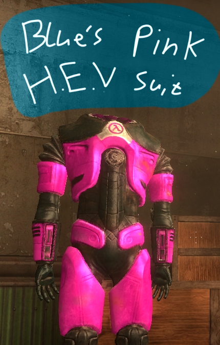 Blue's Pink HEV suit