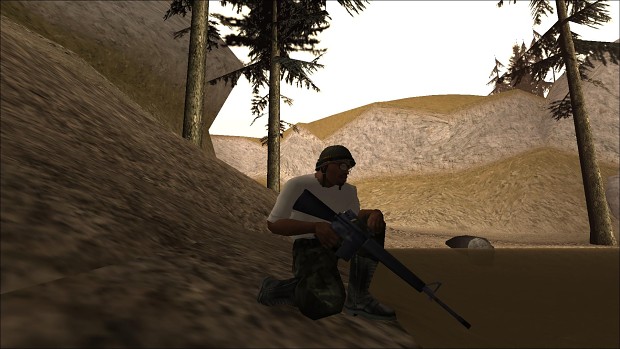 Rangers Extended weapon pack mod for San Andreas