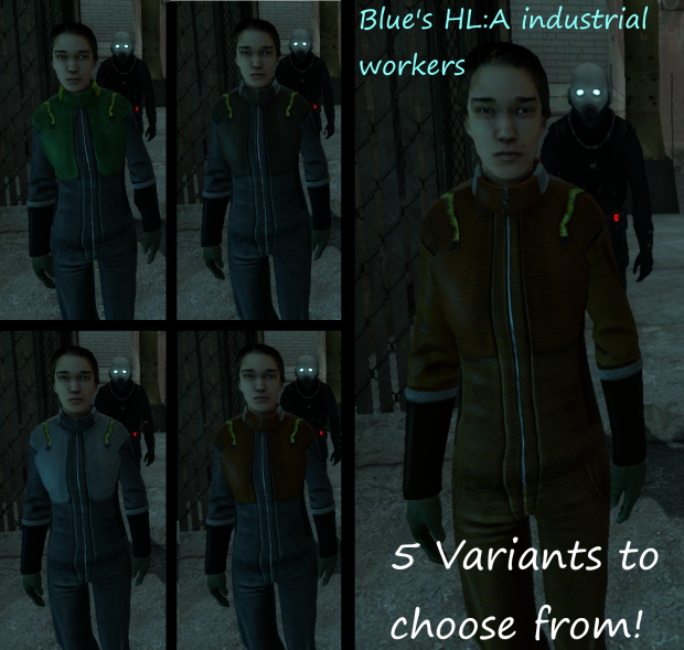 Blue's HL:A Styled industrial workers