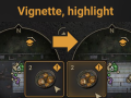 Minimap vignette & icon highlight