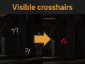 More visible scope crosshairs