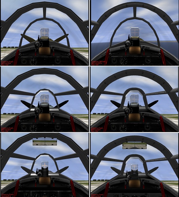Updated 3d model of the La-5/La-7 fighter cabin frame, edited by Sovietmann