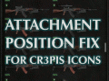 Weapon Attachment Position Fix for CR3PIS Icons [DLTX]