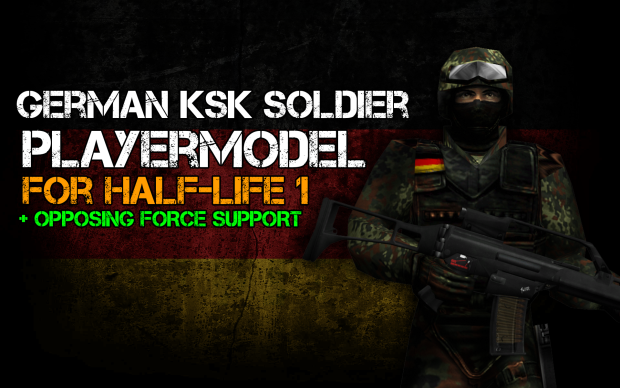 German KSK Soldier Playermodel for Half-Life 1