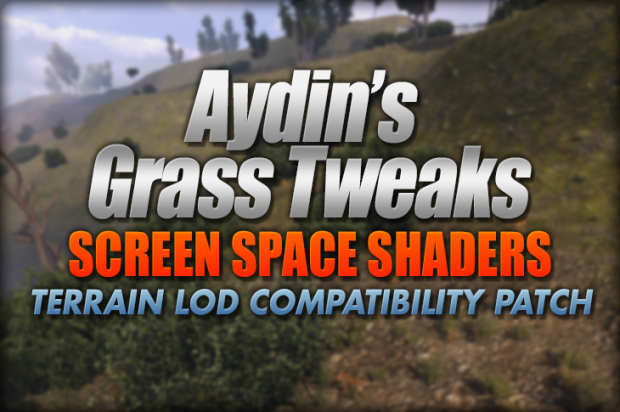 Aydins Grass Tweaks SSS Terrain LOD compatiblity