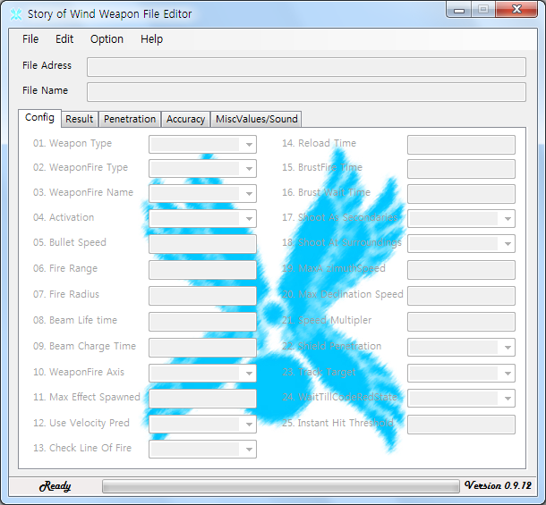 Story of Wind Wepn File Editor 0.9.12