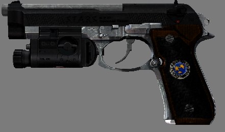 RE5 Wesker mercenaries handgun