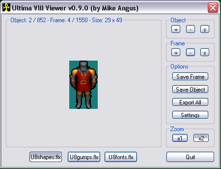 Ultima VIII Viewer v0.9.0