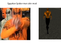 Egyptian spider man skin