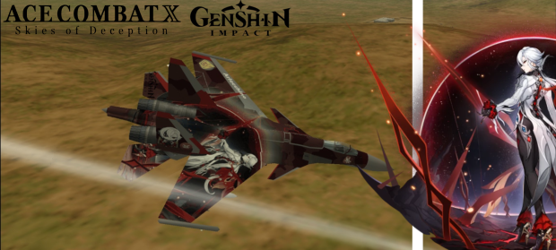 Su-37  Genshin Impact Arlecchino Skin
