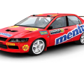 Mitsubishi Lancer VII WRC Mentos Ascania Racing Livery