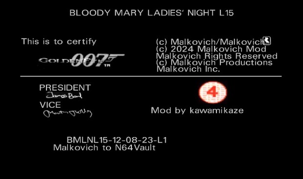 Bloody Mary: Ladies' Night: Part L15: Being John Malkovich ( 12/08/23 )