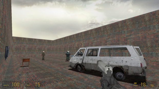 Simple map with few scripted sequences for Half-Life 2