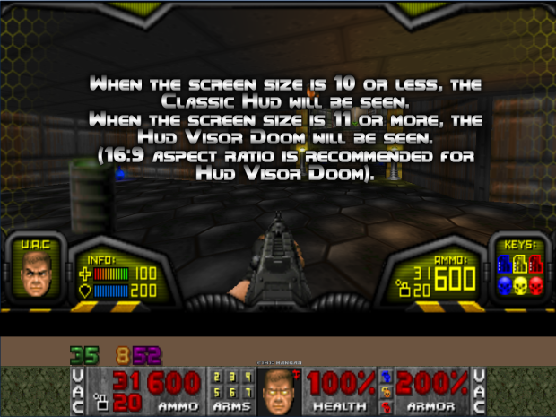 Classic Hud + Hud Visor Doom + Reload + Grenade Remix 2024 v2