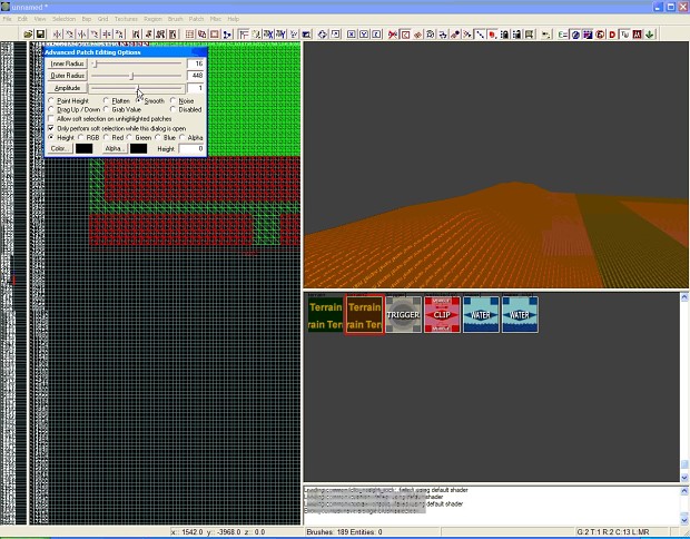 Terrain, blending and vertices sample file