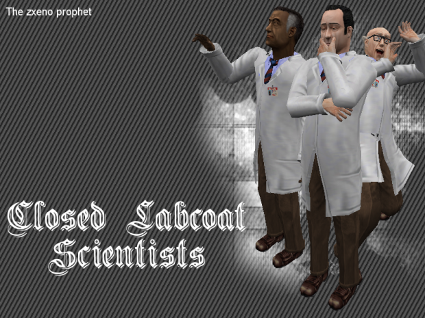 Closed Labcoat Scientist