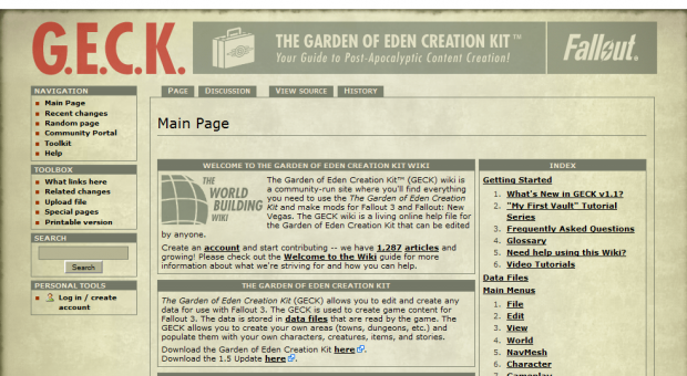 Garden of Eden Creation Kit (G.E.C.K)