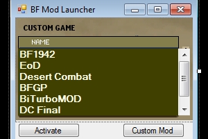 Battlefield 1942 Mod Launcher v1.1