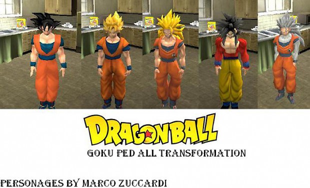 GOKU ( PED ) ALL TRASFORMATION