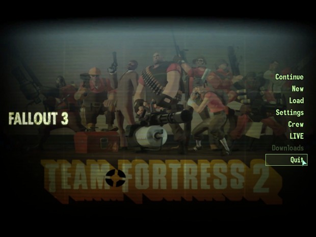 Fallout Fortress 3 Main menu