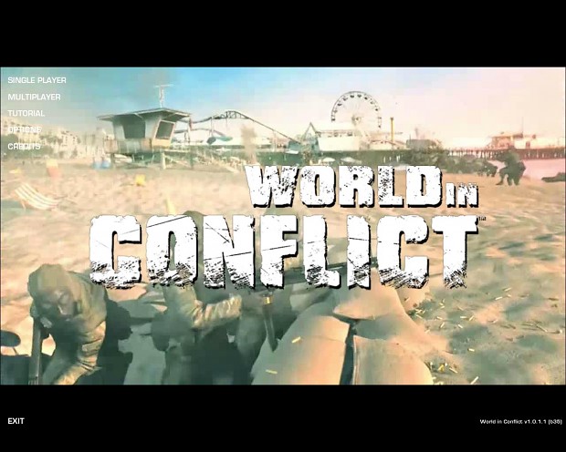 World In Conflict Menu Video