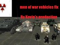 Men of war vehicles fix