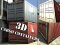 HD High-Poly Cargo Containers