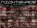 Nightshade blood splatter brushes