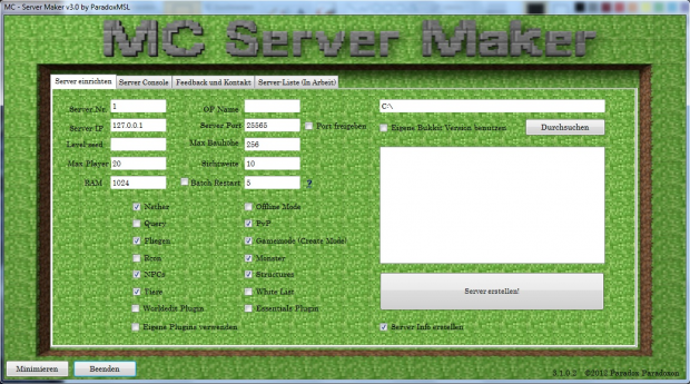 MC Server Maker v3.1.1.4
