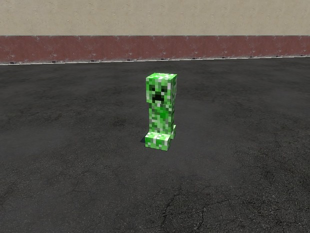 creeper snpc from minecraft + working