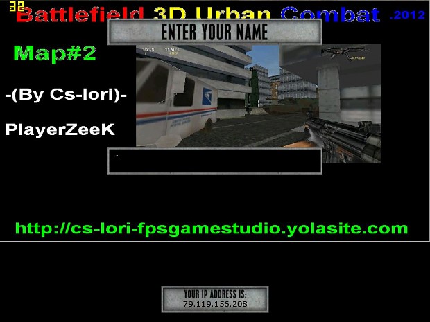 Battlefield 3D Urban Combat[Map#2]