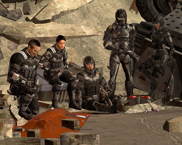 Mass Effect 3 Alliance soldiers