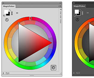 Demo of Photoshop Color Wheel panel