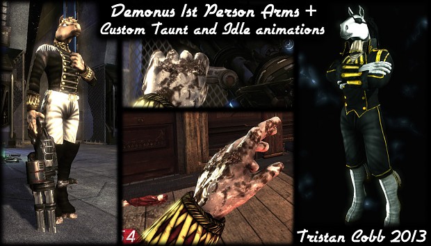 Demonus 1st Person Arms + Custom Animations