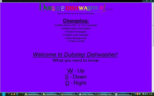 Dubstep Dishwasher (V0.6.0 Beta)