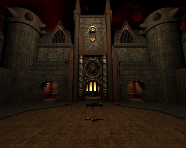 Arena gate (q3dm1) (Doom 3)