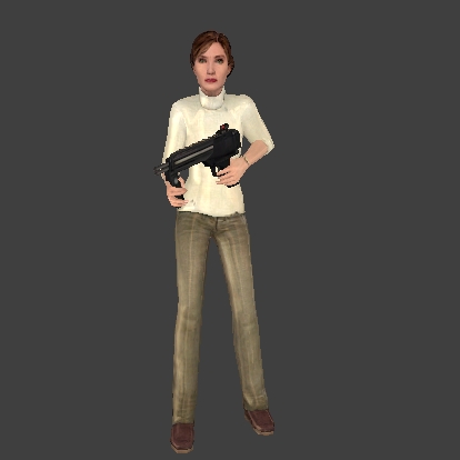 Mossman Playermodel for Half-Life 2: Deathmatch