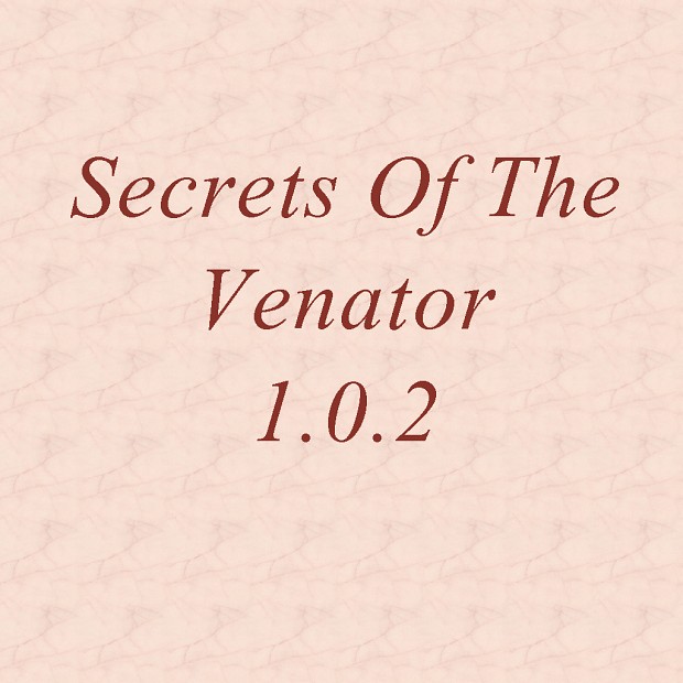 Secrets Of The Venator 1.0.2