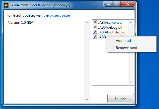 JABIA-Tools mod launcher (Update 3)