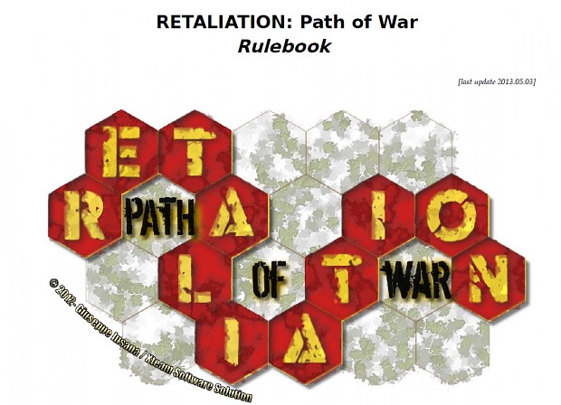 Retaliation - Path of War Rulebook ( basic game )
