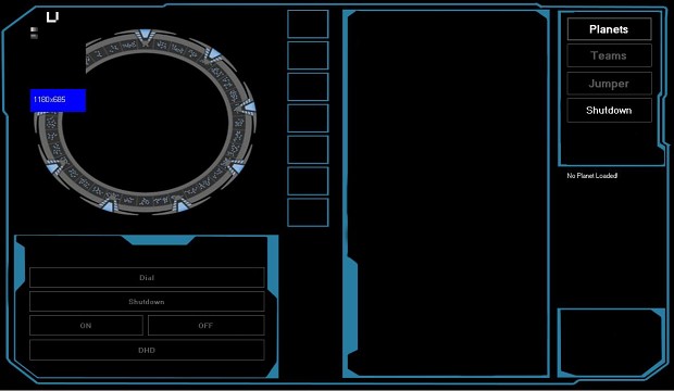 Stargate Atlantis Gate Simulator version 0.8