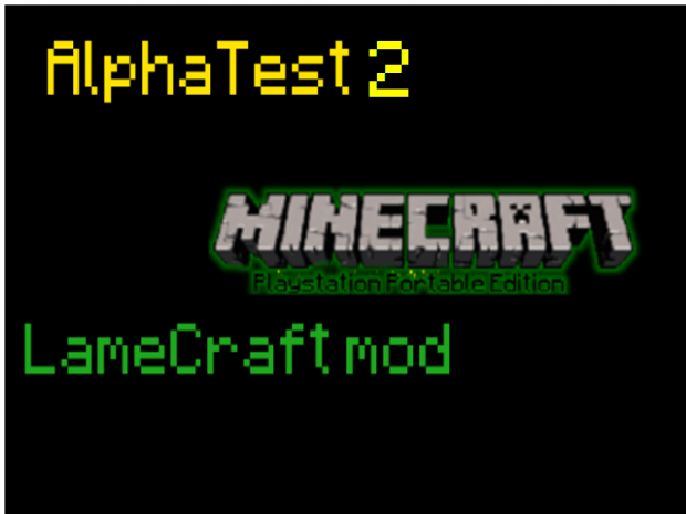 Minecraft PSP Edition AlphaTest 2