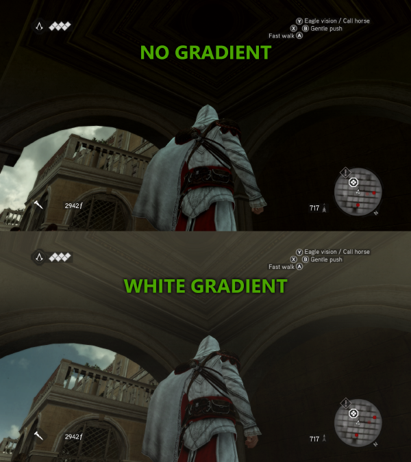 Assassin's Creed Brotherhood - White Gradient Fix