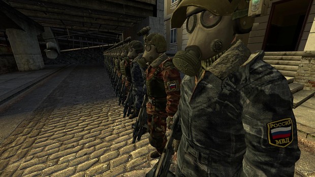 Russian soldiers pack for the HL2 rebels