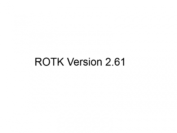 Alex Lung ROTK M&B Version 2.61 [Warband]