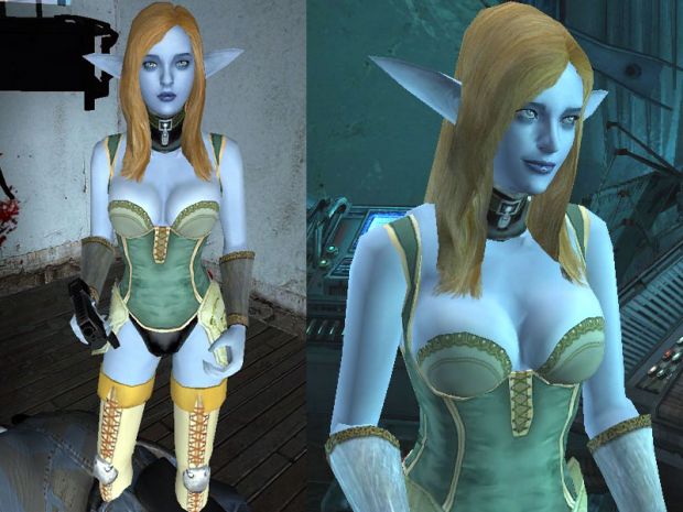 Female Dark Elf (NPC model Alyx replacement)